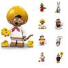 Cartoon Building Blocks Toy Diy Assembly Toy For Kids Plastic Material Abs Type 50-100 Pieces 4.5cm Height Lightweight Characters)