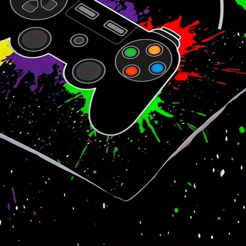 3pcs Game Console Controller Duvet CoverDuvet Cover*1+Pillowcases*2Bedroom Decoration Comfortable Soft FabricNo Pillow Core