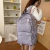 Butterfly Print Backpack Student Schoolbag Women's Large Capacity Travel Lightweight Backpack with Coin Purse