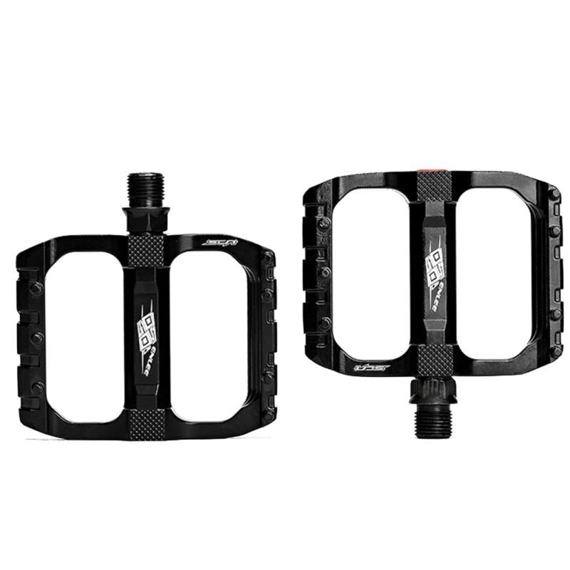1 Pair Of Aluminum Alloy Bicycle Pedal Mountain Bike Du Bearing Pedal Cycling Equipment