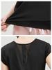 Women's Breathable Summer Sports T-Shirt - Moisture-Wicking, Round Neck, Short Sleeve, Dance & Fitness Style