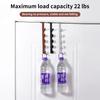 4pc Bedroom Door Hanger Clothes Hanging Rack Over The Door Plastic Home Storage Organization Hooks, Purse Holder For Bags Rails