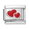 1pcs Fashion 3 Styles Heart Love Charms Italian Links Fit 9mm Bracelet Stainless Steel DIY Making Women Jewelry