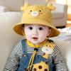 Spring & Autumn Cartoon Animal Baby Bucket Hat - Sun Protection & Windproof for Girls
