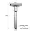 Double-Sided Men's Manual Shaving Razor with Stand