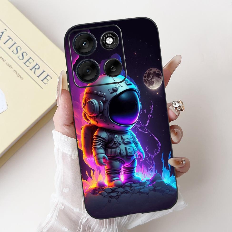 5G For Motorola Moto G56 G86 Cover For Motorola Moto G86 Case Silicone Fashion Butterfly Luxury Cute Funny Painted Back Cover