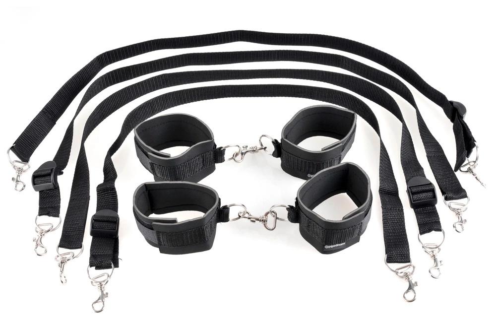 Fetish Fantasy Series - Black Cuff and Restraint Set