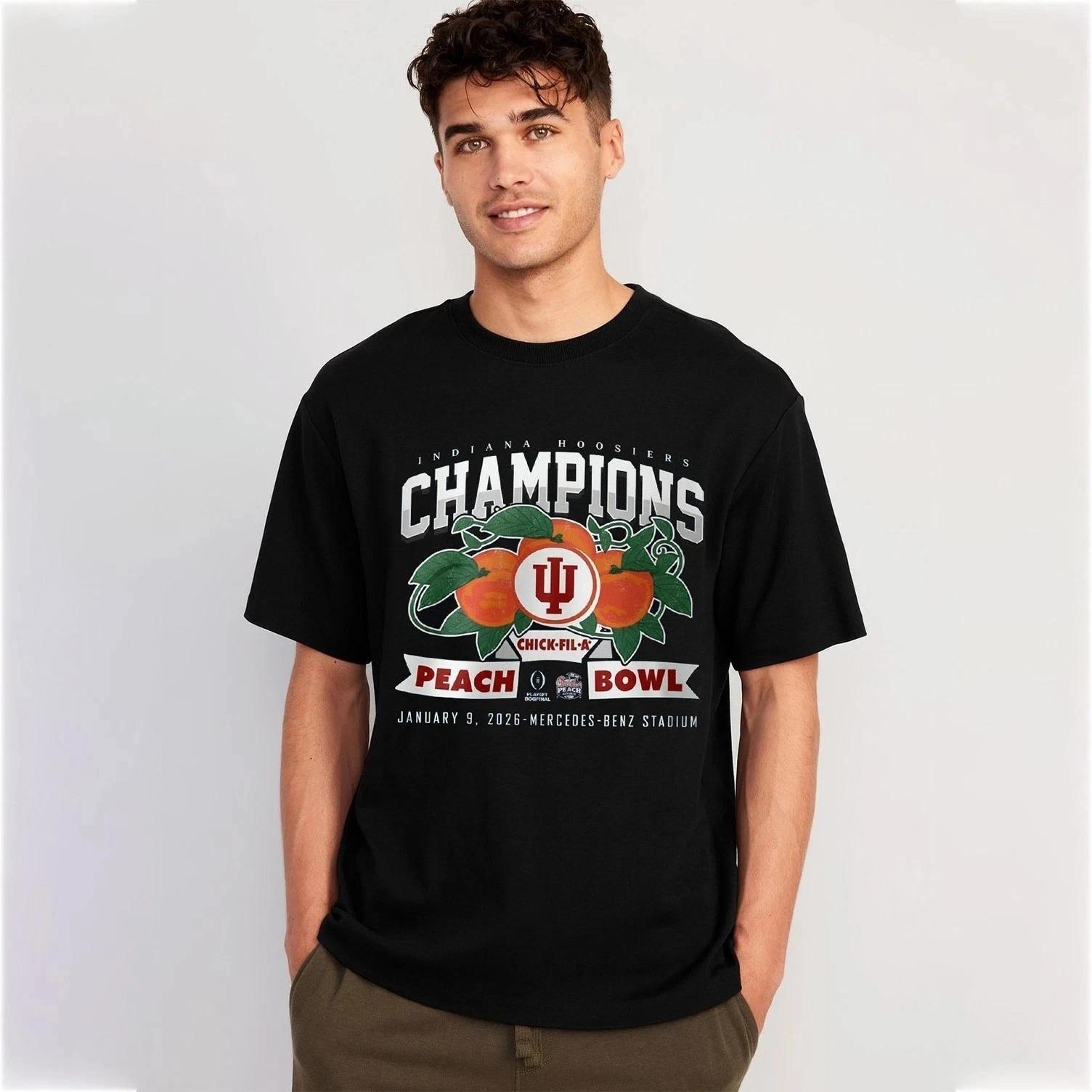 

2026 Chick-fil-A Peach Bowl Champions In.dia.na TShirt!! 2XL