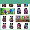 Garten Of Banban 3 40cm Cute And Colorful Cartoon Print Nylon Backpack For Boys And Girls Ideal For School