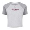 Jack Wills Womens/Ladies Lettering Oversized Crop T-Shirt