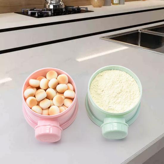 Milk Powder Storage Box Portable Multi-layer Feeding Box Food Storage Container for Infant