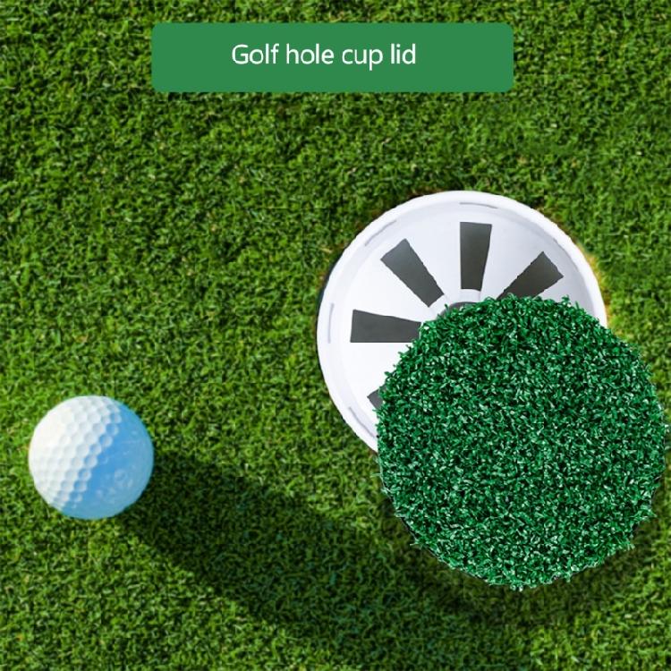 1/2pcs Waterproofs Golf Hole Putting Green Cup Covers Simulated Lawn Golf Cup Cover Golf Training Green Hole Cup Covers