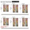 2Pcs Stunning Lotus Flower Pattern Curtains For Home Decoration Rod Pocket Window Drapes For Bedroom Office Kitchen Living Room