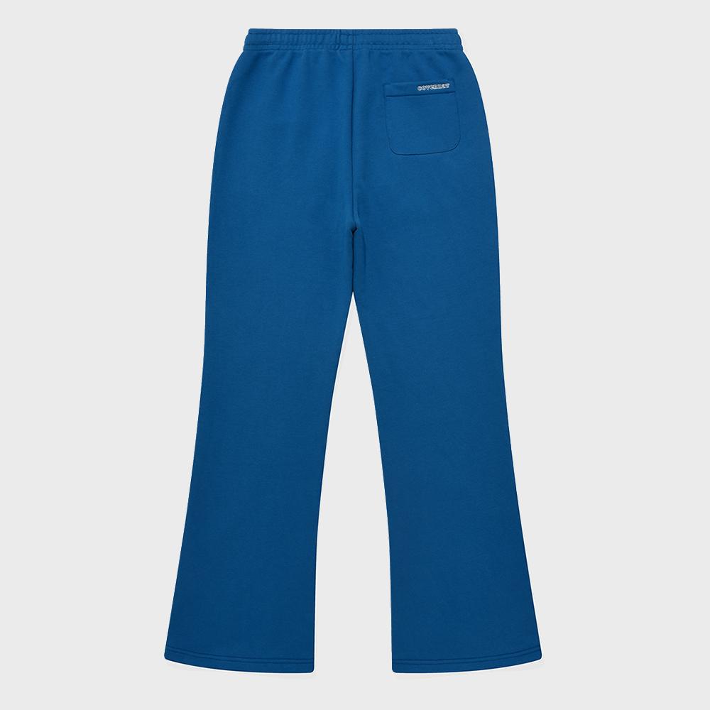 COVERNAT WOMAN Semi Bootcut Sweatpants Blue
