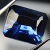 10 Carat Natural CERTIFIED Blue Sapphire Loose Gemstone Emerald Cut A-5268