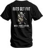 Rat Skull Mask Holding Gun T-shirt