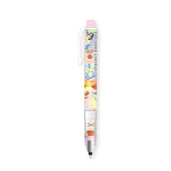 Showa Note Mechanical A 416728001 Pokémon Pencil, Kurutoga, 0.5mm, Pattern,