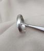 925er Sterlingsilber Minimalistischer Bandring: Unisex Verlobungsschmuck