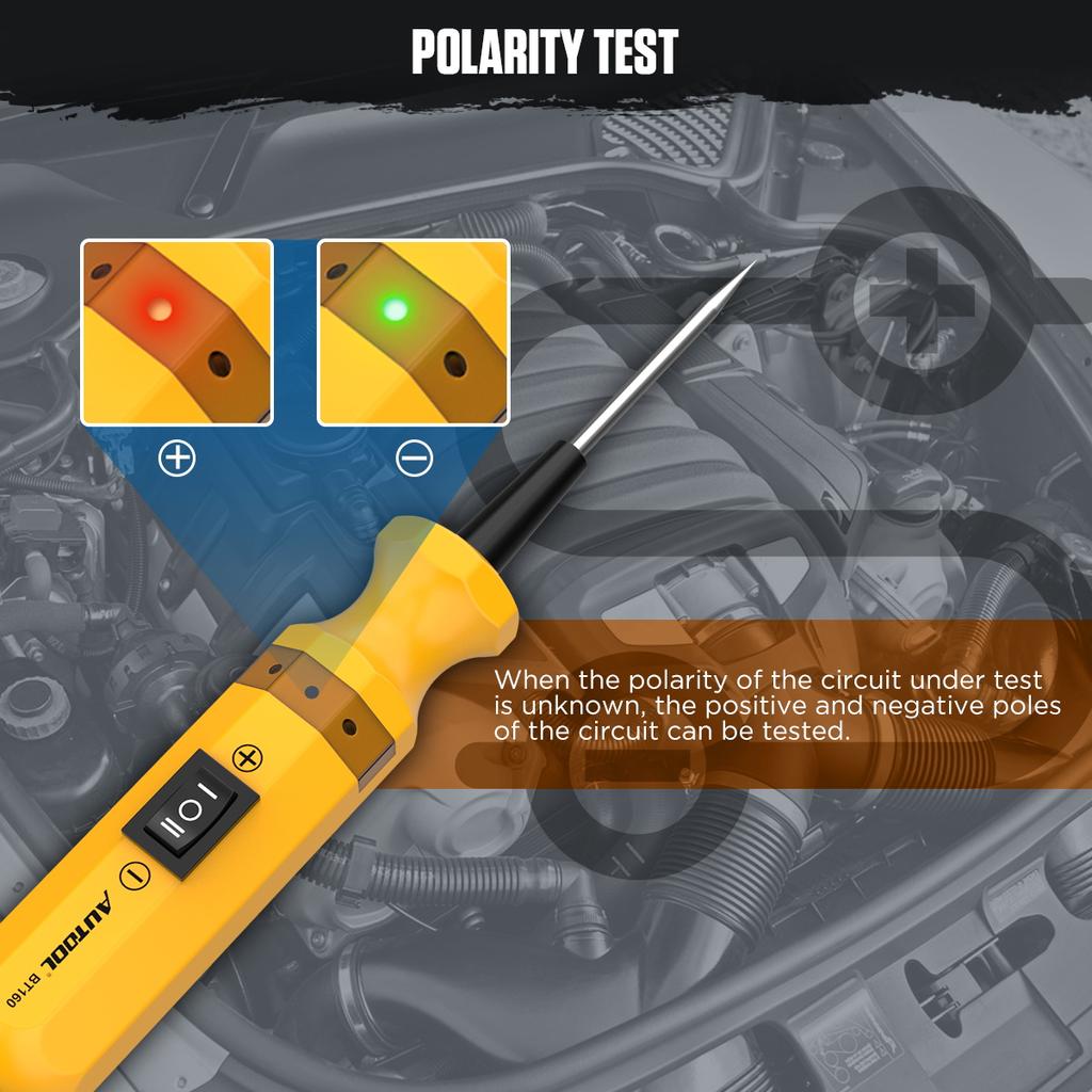 12V 24V Car Power Electric Circuit Probe Tester AVOmeter Battery Diagnostic Tool 12V 24V Car Power Electric Circuit Probe Tester AVOmeter Battery Diagnostic Tool