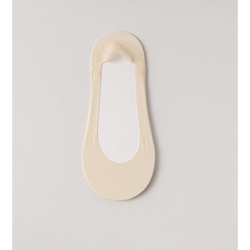 

Не сползающие, Ультратонкие Невидимые Носки-лодочки из Ледяного Шелка, Женское Сердце, Противоскользящие Губчатые Подушечки на Подошвах и Силиконовые Нескользящие Пятки 1 pair телесный