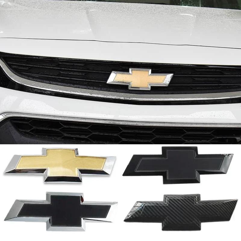 AABHH1 for Chevrolet Logo Monza Malibu XL Equinox RS 17-21 Captiva Cruze Car Front Hood Badge Rear Tail Trunk 3D Emblem Stickers Decals
