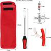Tyre Lever Tool 3 Tire Lifter with 2 Protective Knobs and 6 Valve Core and Wrench Tire Change Kit Tire Change Tire Change Tire Change