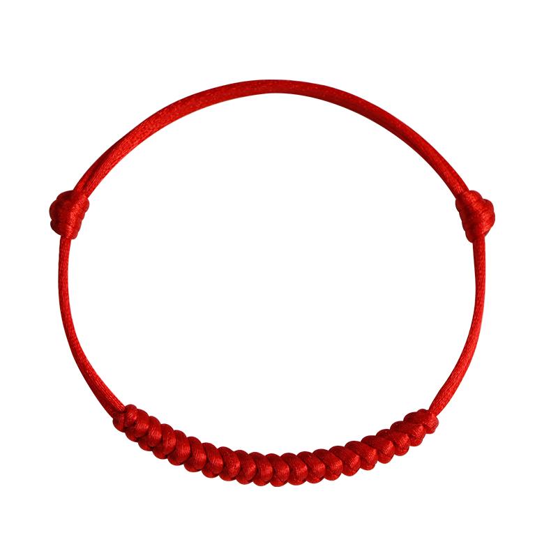Zodiac Red String Bracelet: Hand-Woven Amulet for Protection, Peace & Auspiciousness for Men and Women