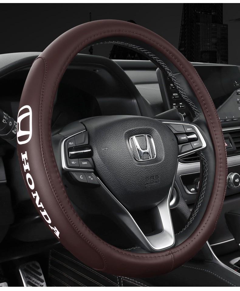 Honda Civic Accord Fit Steering Wheel Cover: Fits Crider, Jade, Odyssey, XRV, Vezel, CRV, Avancier