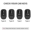 Leather Cover Protector Holder Car Remote Key Case Fob for Honda Civic Accord HR-V CR-V CRV 2 3 4 Buttons Keychain Accessories