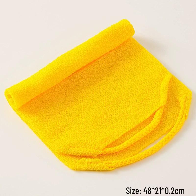 Korean-Style Elastic Nylon Exfoliating Back Scrub Towel