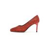 8088-6 Bridesmaids Bridal Wedding Shoes Women's New Pointed Thin Heel Xiuhe Shoes Temperament High Heels Women's 8CM