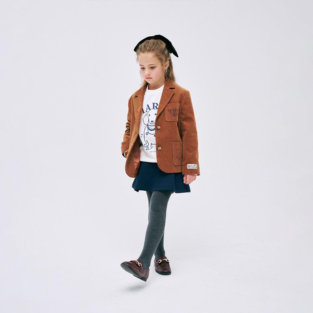 [mardimercredi] KIDS CORDUROY JACKET ALUMNI CLASSIQUE
