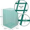 Hay Net For Baled Hay Sheaves For Feeding Horses, Mesh Size 60 X 60 Mm, 1.4 X 1.4 X 1.6 M
