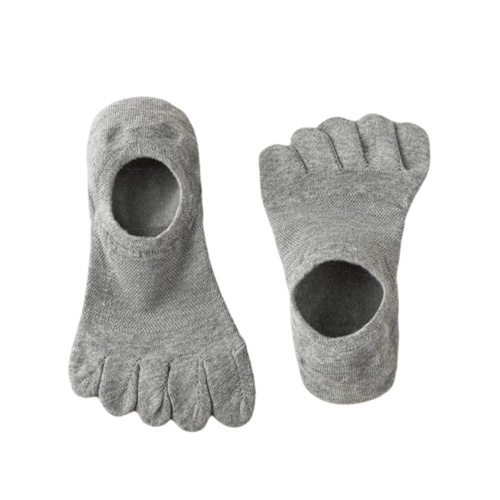 Cotton Five Toe Socks Solid Color Toe Separate Socks Sports Socks No-Show Socks Sports Activities