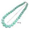 Tianhe Stone Ru Kiln Color Beaded Necklace 12Mm Size Is Suitable For Spring And Summer Wear, Beautiful