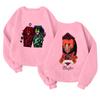 Children's Fashionable Lightweight Long-sleeved Round Neck Pullover With Pockets Printed Pullover