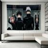 1pc J-JJK Anime Wall Hanging Industrial Style Decor For Manga Fans Gift Trendy Dorm Bedroom Living Oom Decoration Items