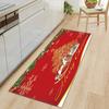 Christmas Kitchen Sand Carpet Doormat Long Floor Mat