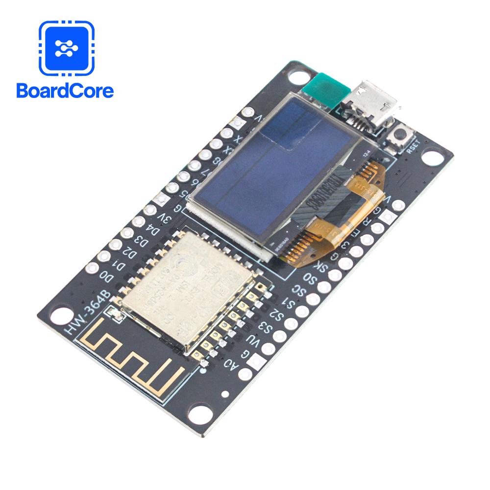 NodeMCU ESP8266 WiFi Display Development Board with 0.96 Inch OLED Display CH340G ESP-12F WiFi Module TYPE-C USB for Arduino
