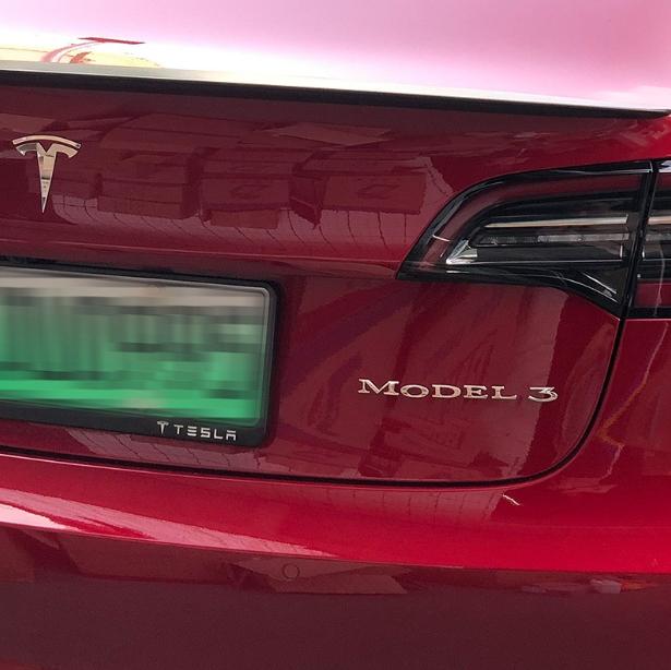 1pcs 3D ABS for Tesla Model 3 car Letter Front Hood Head Bonnet Emblem Rear Tail Trunk Sticker Badge Decal styling Accessories