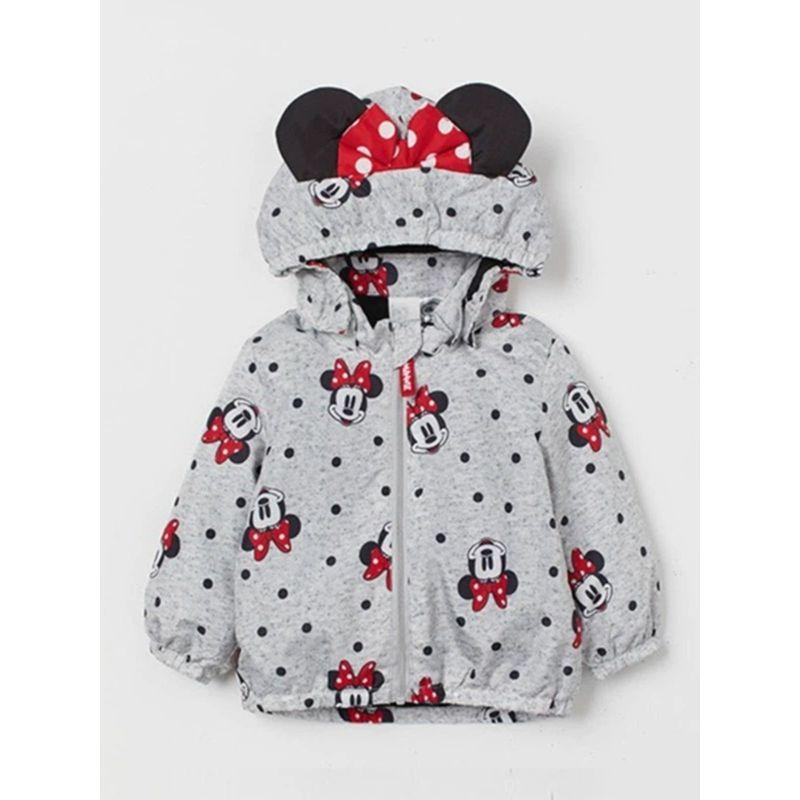 New Style Girls' Mouse-Themed Toddler Autumn Hooded Cardigan Children's Autumn Clothing for 3-Year-Old Baby Jacket 6 Spring and Autumn 8