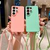 Süßigkeit + Doppeltes Zug-Crossbody-Lanyard Samsung S11 S11 S11 S11 A11 A11 A11 Handyhülle