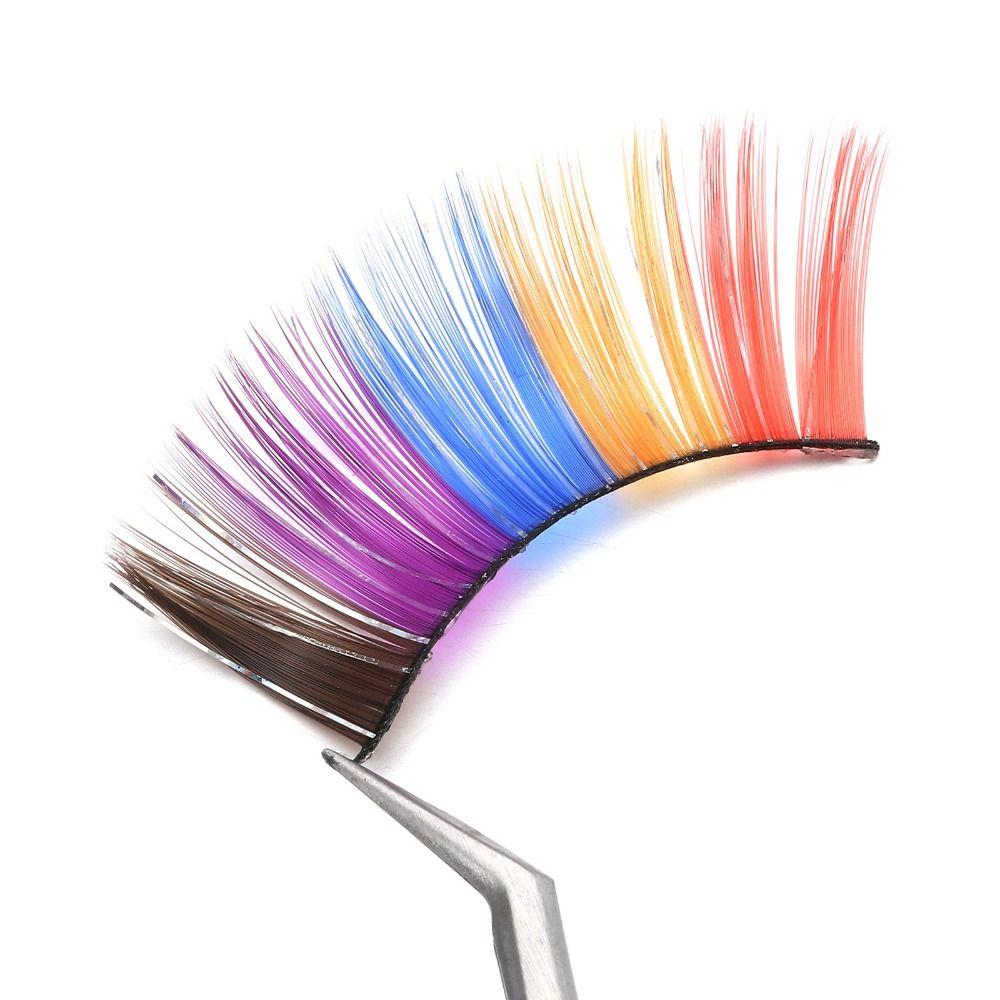 Fluffy Colored Lashes Natural Look Eyelashes Fake Eyelashes  for Christmas Cosplay Costume