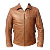 Chinese Size Oil Waxed Cowhide Genuine Leather Jacket Men Color Changes Slim Fit Real Skin Coat Autumn Chaqueta Cuero Hombre Mens Jackets