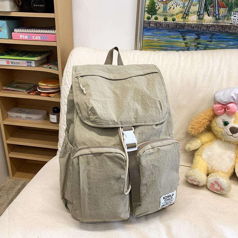 Women's Trendy Japanese Style Multi-Pocket College Backpack - Large Capacity Casual Fashion