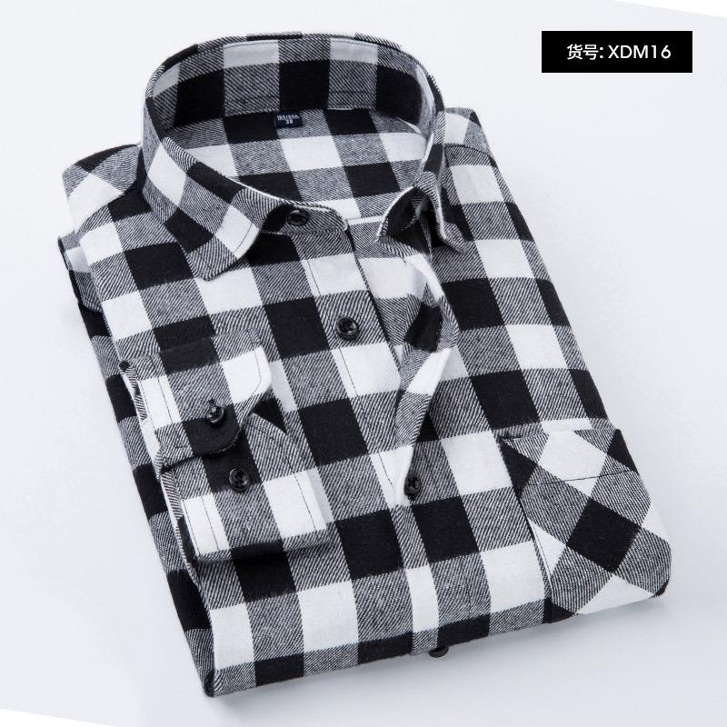 Plaid Shirt 2026 New Autumn Winter Flannel Red Checkered Shirt Men Shirts Long Sleeve Chemise Homme Cotton Male Check Shirts