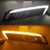 Car LED DRL For Hyundai Venue      with Turn Signal Relay Fog Lamp Daytime Running Light