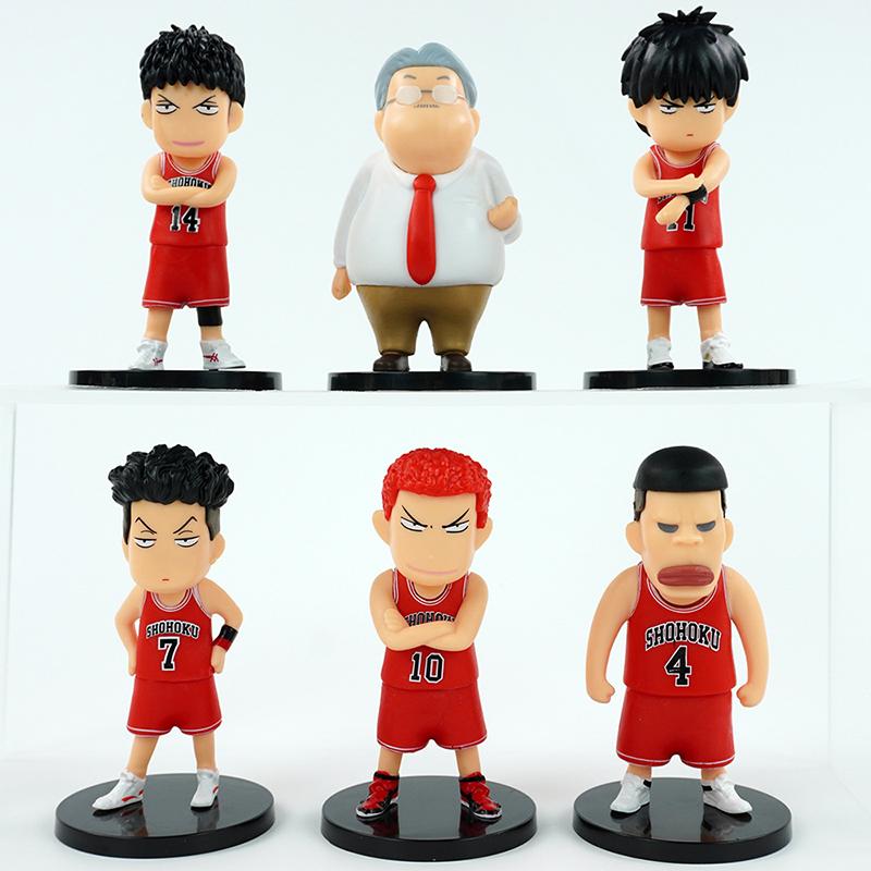 

Slam 6pcs Dunk Figures Pvc Basketball Heroes Home Decoration Presents Birthday