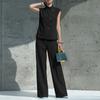 ZANZEA Women Sleeveless Vest Tops and Long Pants Casual Two Piece Suit Sets