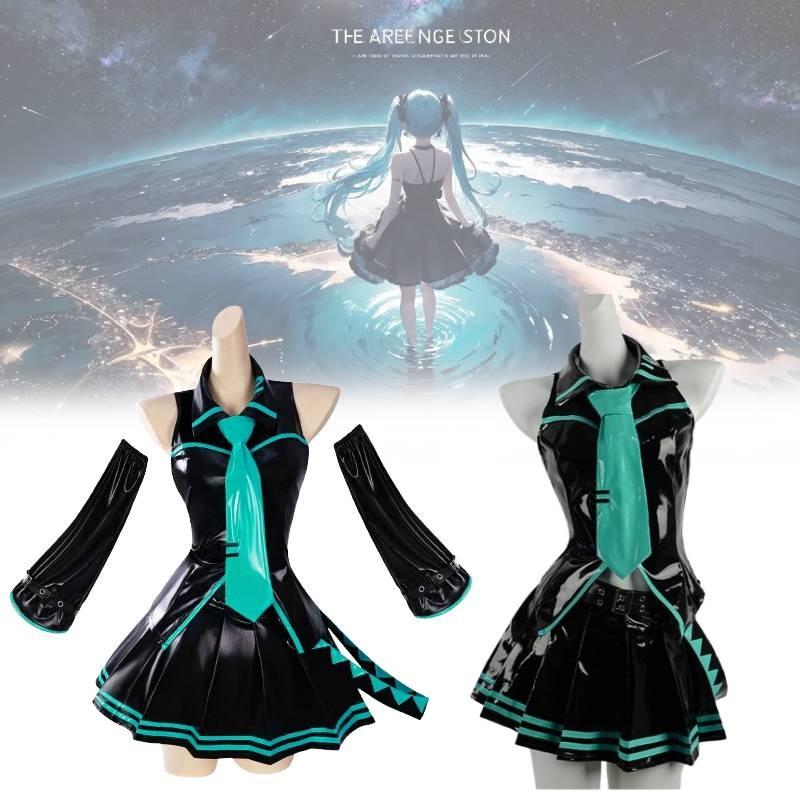 Game Theme Virtual Idol Costume For Cosplay Events In Polyester Material For Anime Lovers Characters Included)